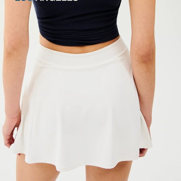 Splits59 Venus High Waist Rigor Skort in White - Picture 2 of 6